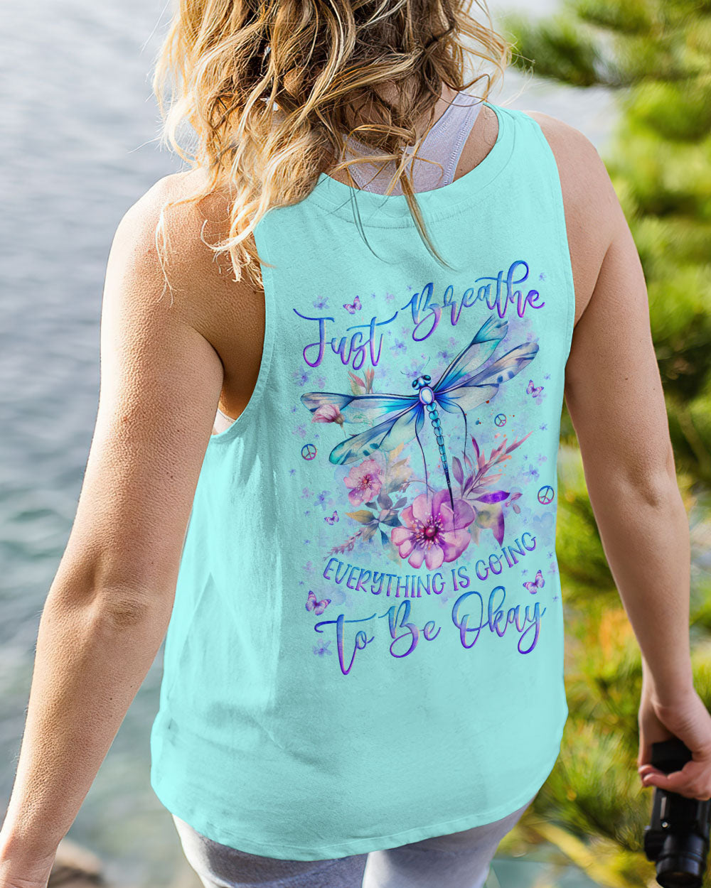 JUST BREATHE DRAGONFLY ALL OVER PRINT - YHLN3110234