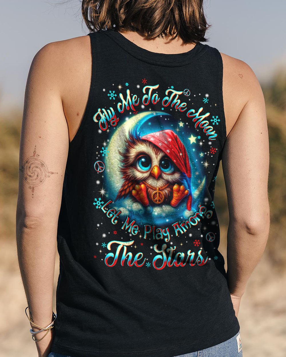 FLY ME TO THE MOON CHRISTMAS ALL OVER PRINT - YHLN3110251