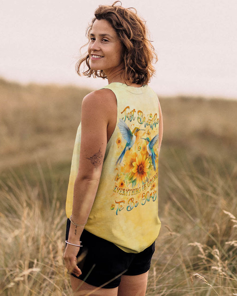 JUST BREATHE DRAGONFLY ALL OVER PRINT - YHLT0201253