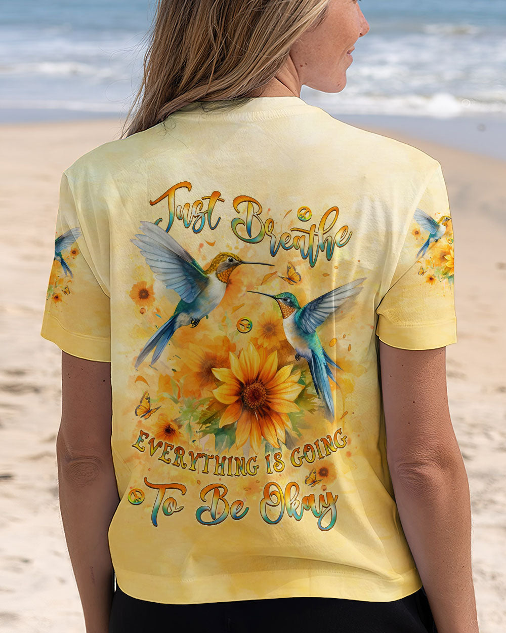 JUST BREATHE DRAGONFLY ALL OVER PRINT - YHLT0201253