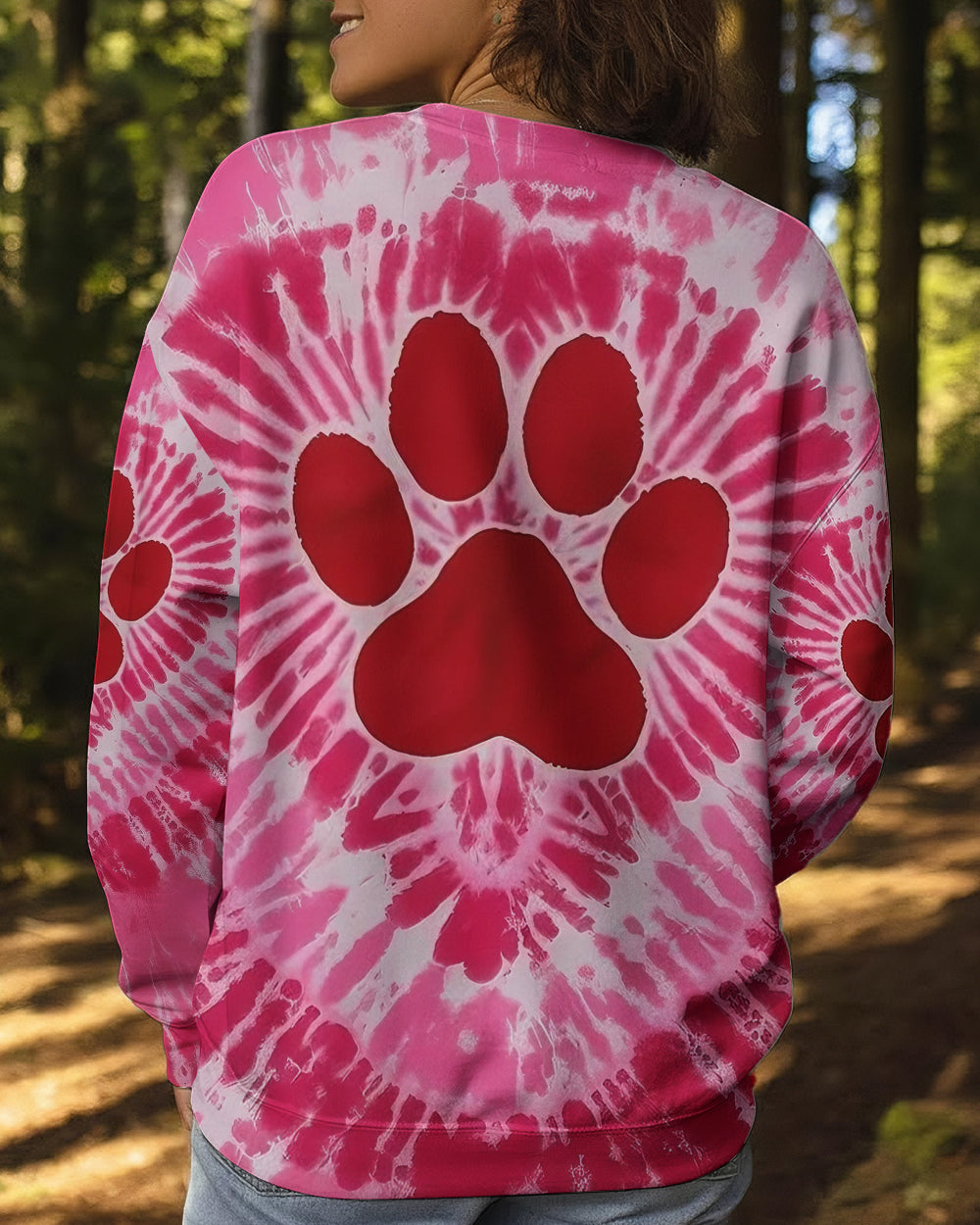 PINK SWIRL PAW ALL OVER PRINT - YHLT0201262