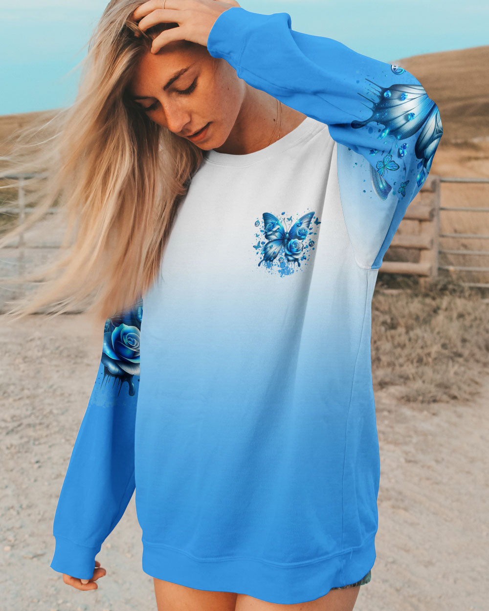 WHISPER WORDS OF WISDOM BUTTERFLY ALL OVER PRINT - YHLT0204253