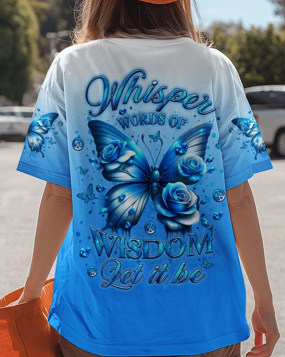 WHISPER WORDS OF WISDOM BUTTERFLY ALL OVER PRINT - YHLT0204253