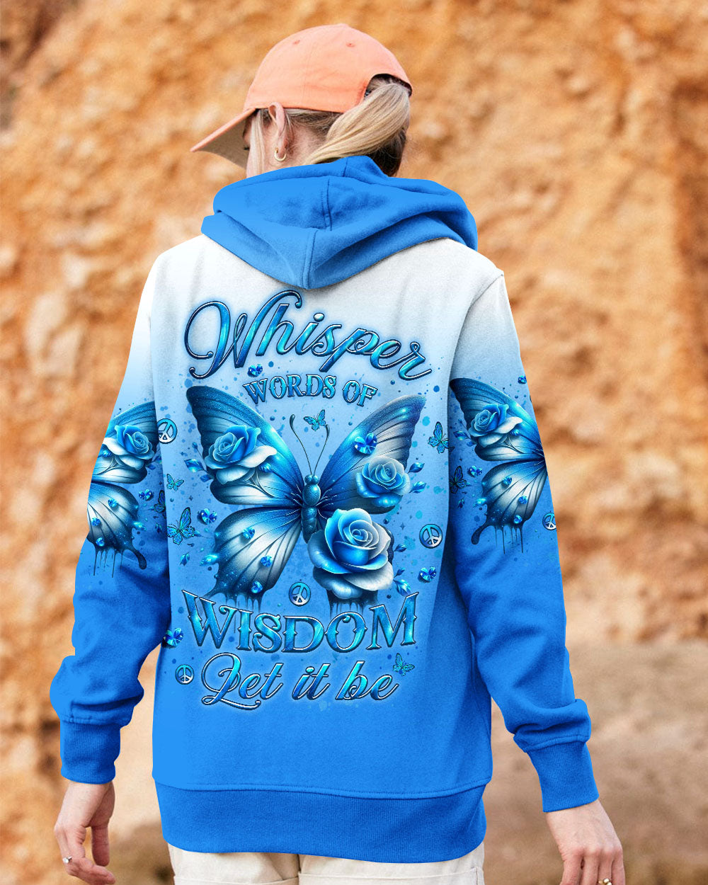 WHISPER WORDS OF WISDOM BUTTERFLY ALL OVER PRINT - YHLT0204253