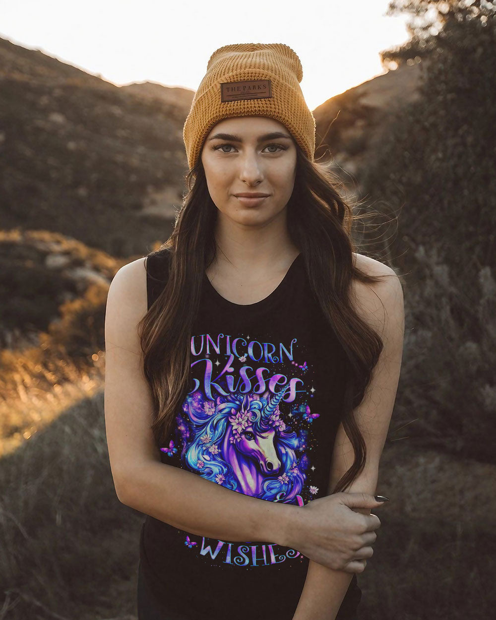 UNICORN KISSES MAGICAL WISHES ALL OVER PRINT - YHLT0212251