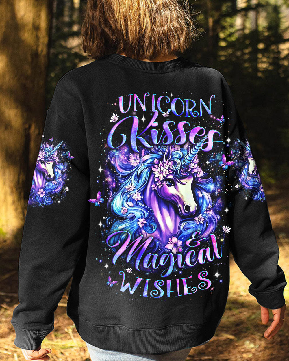 UNICORN KISSES MAGICAL WISHES ALL OVER PRINT - YHLT0212251