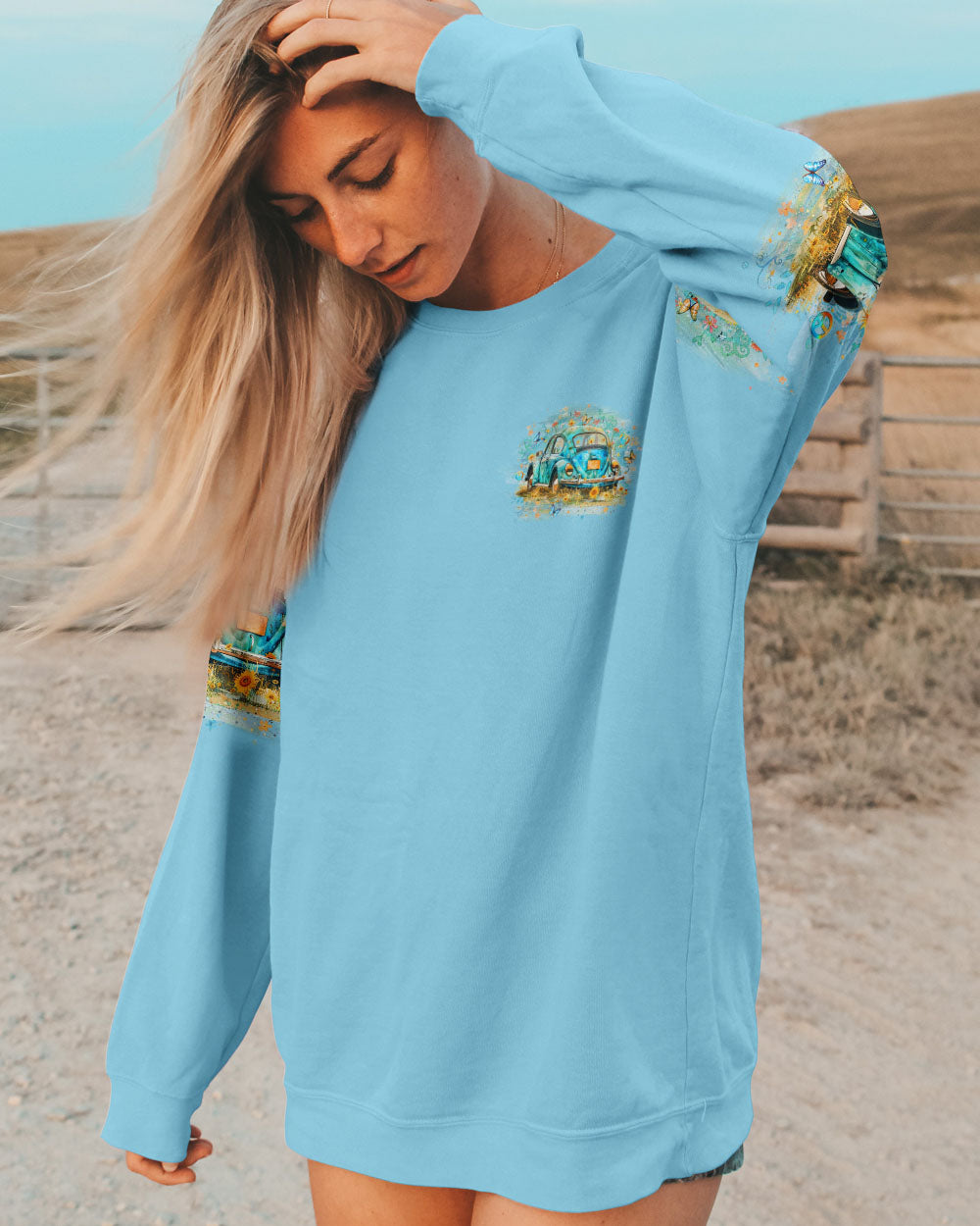 HIPPIE TIME JUST KEEP MOVING ALL OVER PRINT - YHLT0306243