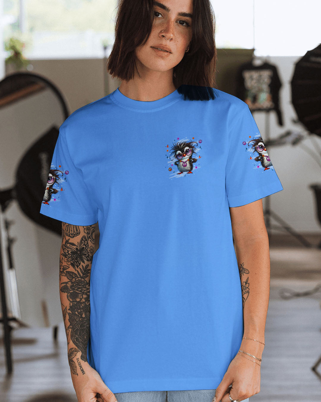 I'M NOT SHORT DUCK HIPPIE ALL OVER PRINT - YHLT0309251