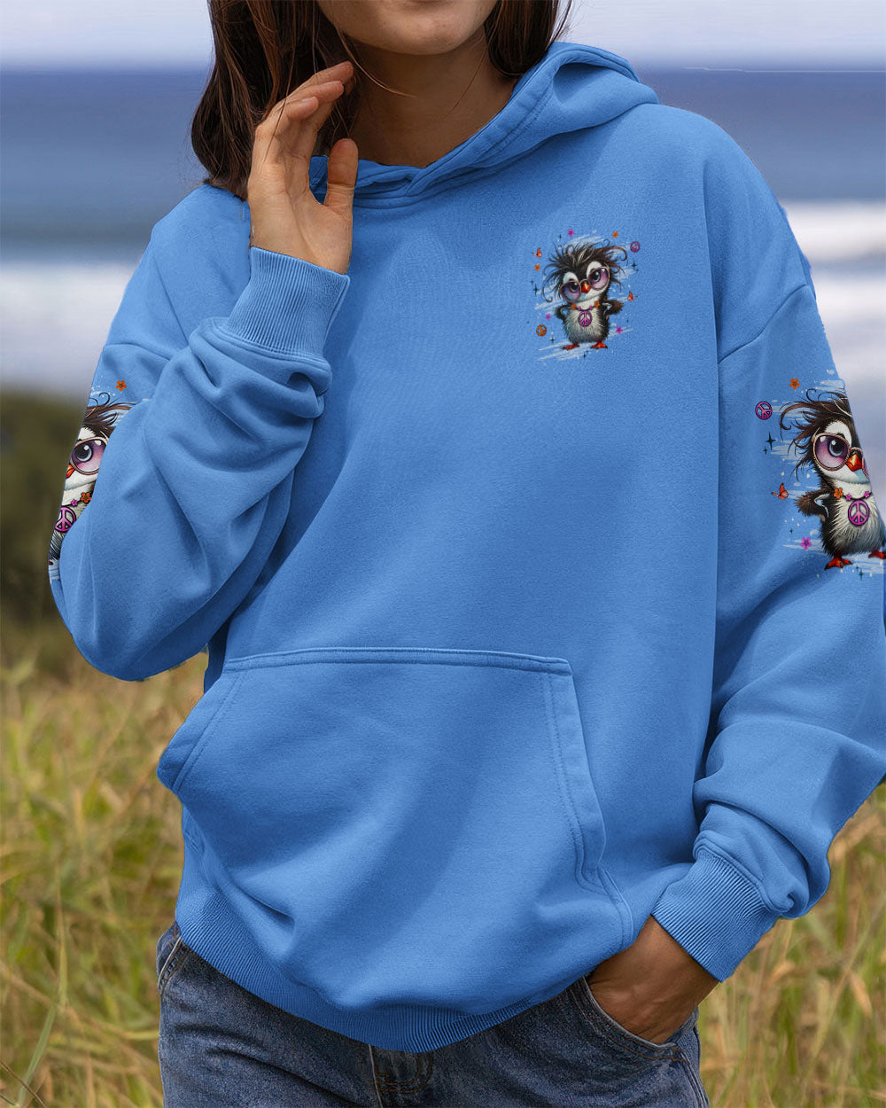 I'M NOT SHORT DUCK HIPPIE ALL OVER PRINT - YHLT0309251