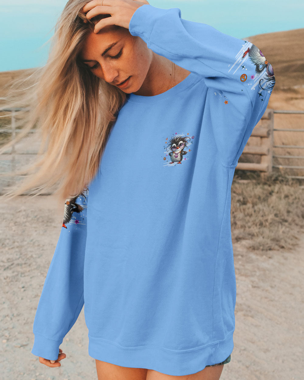 I'M NOT SHORT DUCK HIPPIE ALL OVER PRINT - YHLT0309251