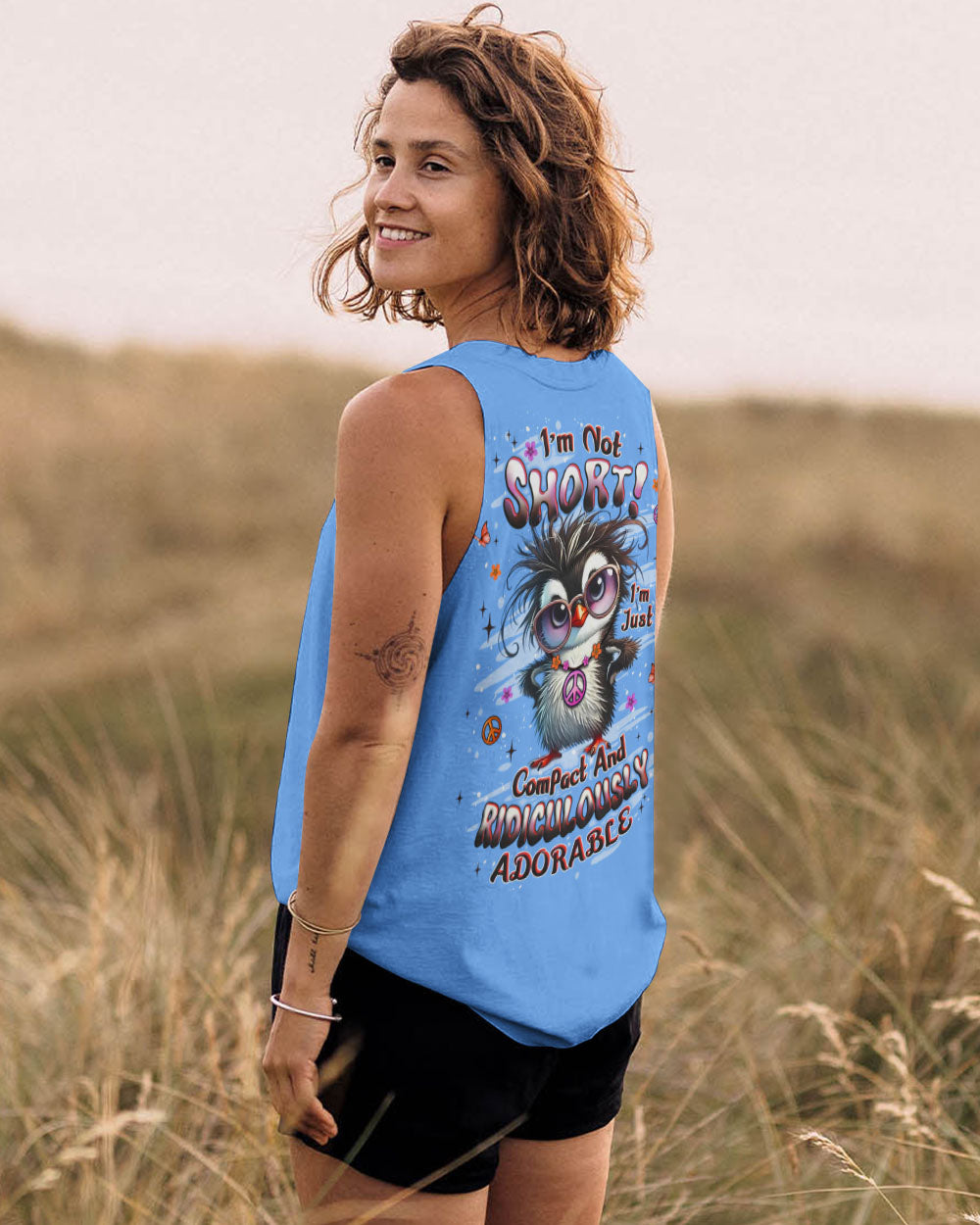 I'M NOT SHORT DUCK HIPPIE ALL OVER PRINT - YHLT0309251