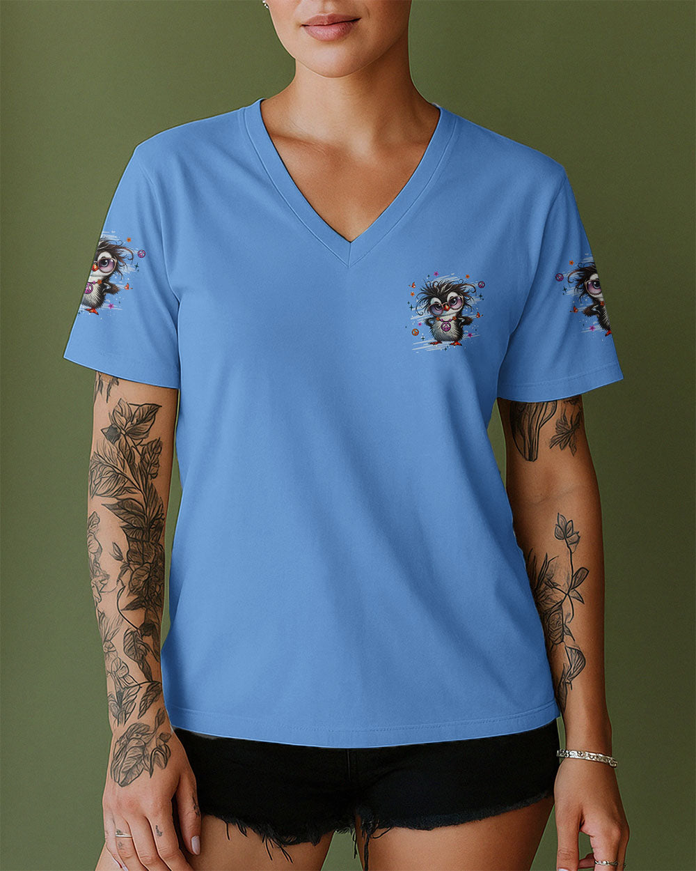 I'M NOT SHORT DUCK HIPPIE ALL OVER PRINT - YHLT0309251