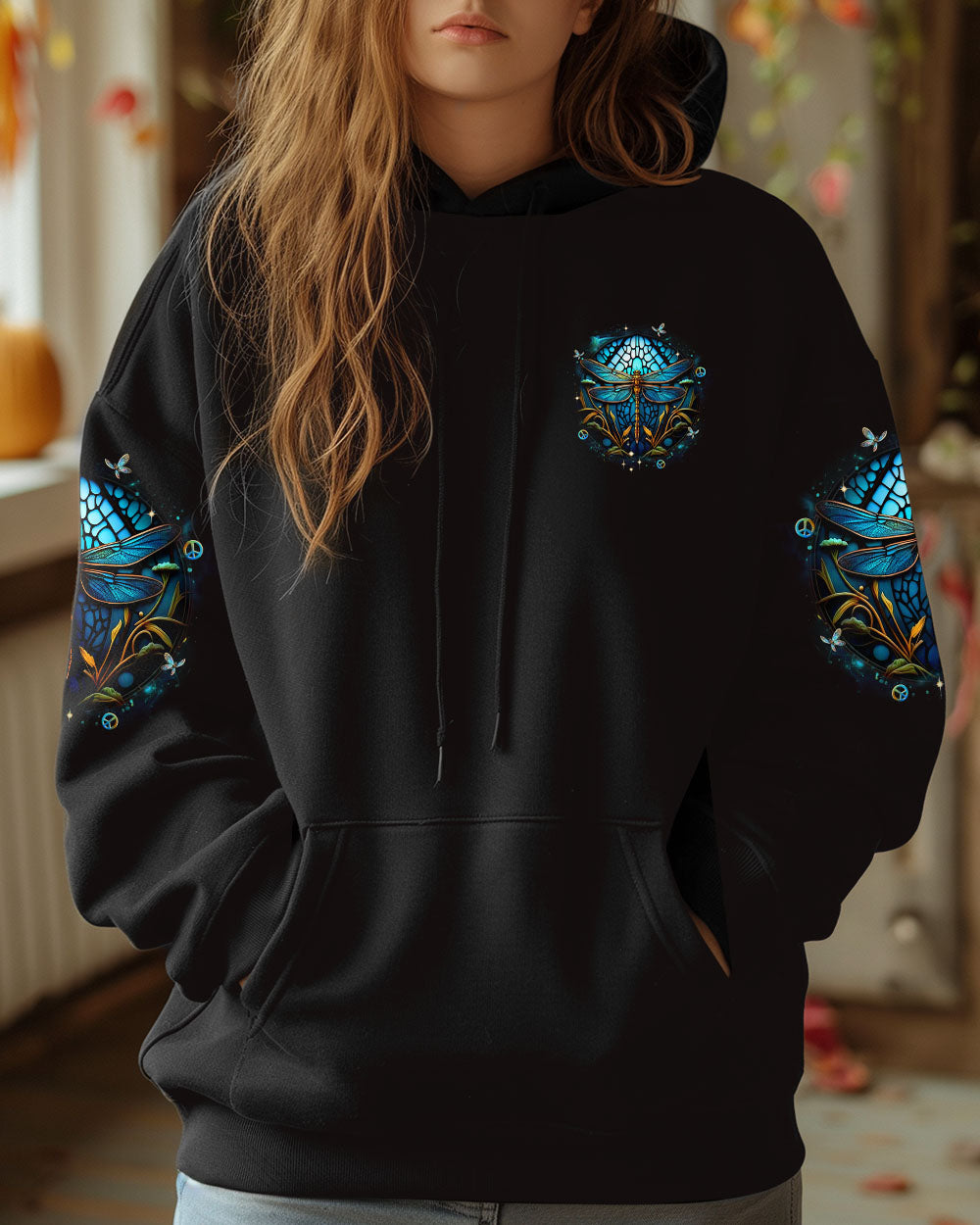 I BELIEVE THERE ARE ANGELS AMONG US DRAGONFLY ALL OVER PRINT - YHLT0312243
