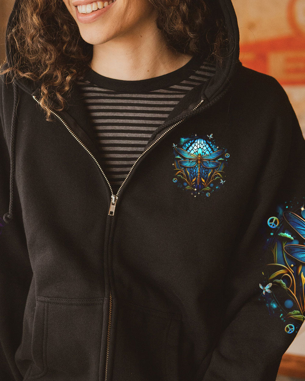 I BELIEVE THERE ARE ANGELS AMONG US DRAGONFLY ALL OVER PRINT - YHLT0312243