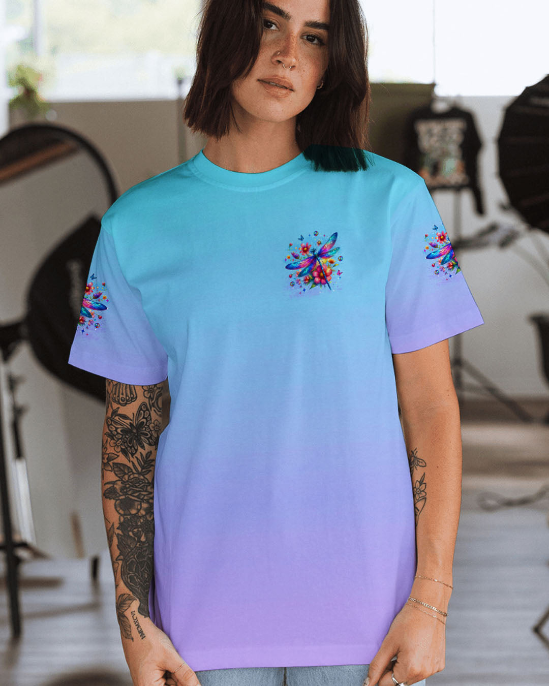 WHISPER WORDS OF WISDOM DRAGONFLY ALL OVER PRINT - YHLT0312253