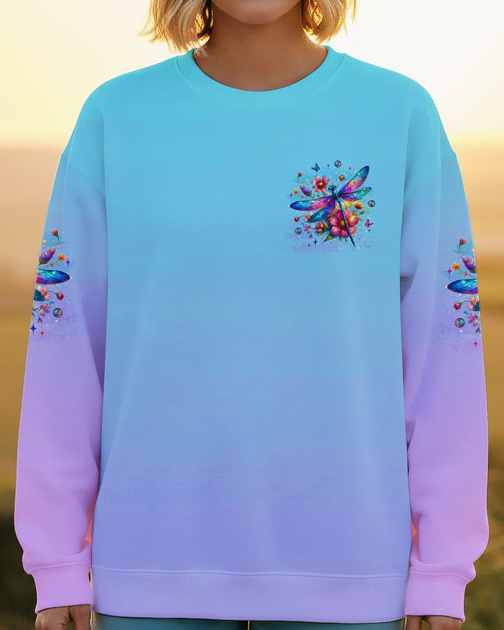 WHISPER WORDS OF WISDOM DRAGONFLY ALL OVER PRINT - YHLT0312253