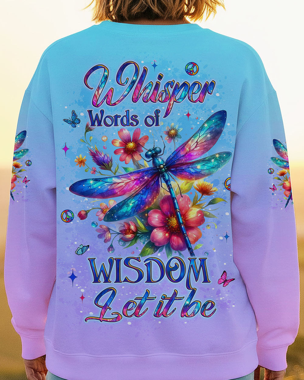 WHISPER WORDS OF WISDOM DRAGONFLY ALL OVER PRINT - YHLT0312253