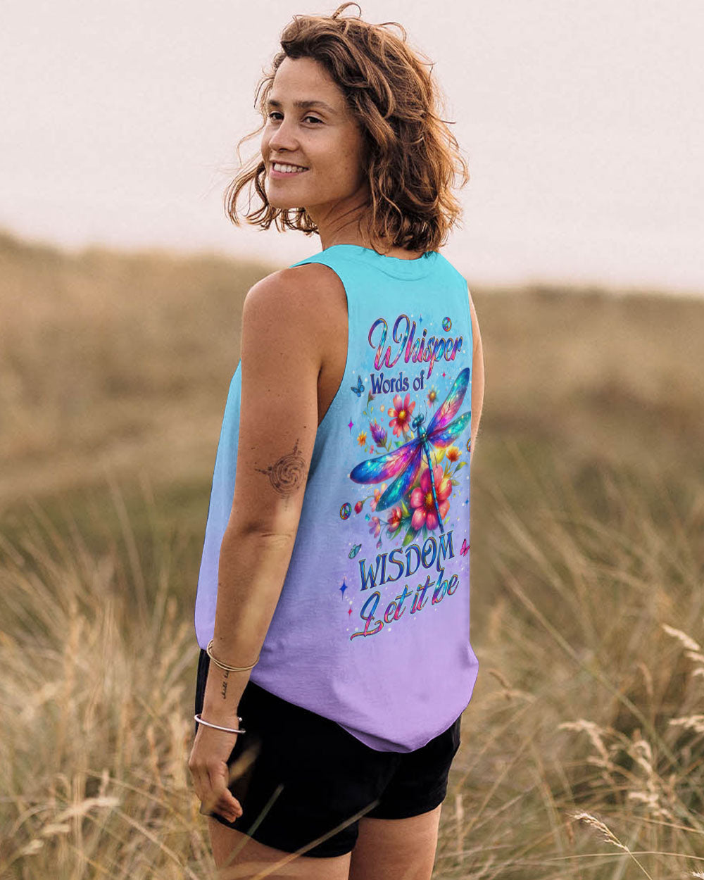 WHISPER WORDS OF WISDOM DRAGONFLY ALL OVER PRINT - YHLT0312253