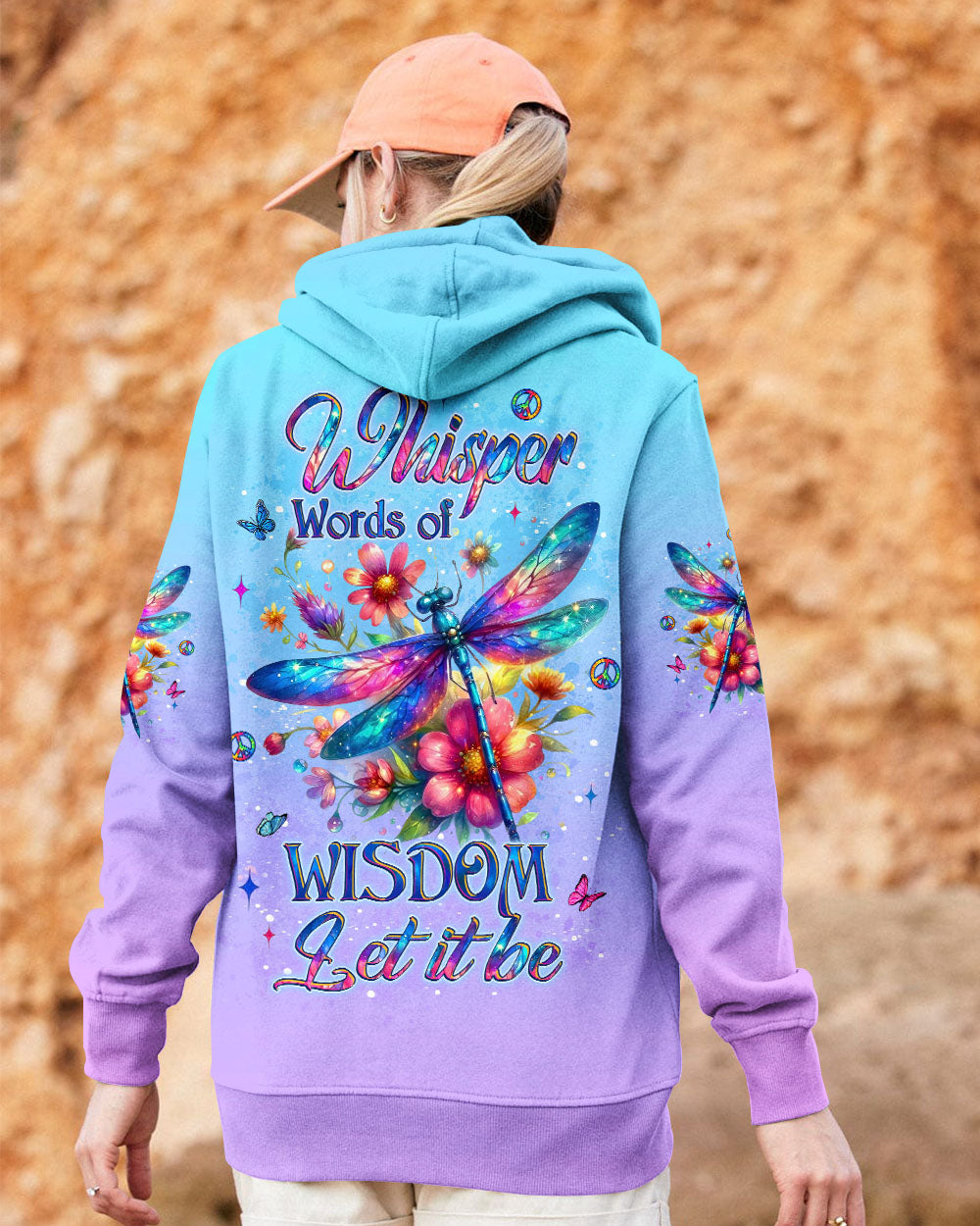 WHISPER WORDS OF WISDOM DRAGONFLY ALL OVER PRINT - YHLT0312253