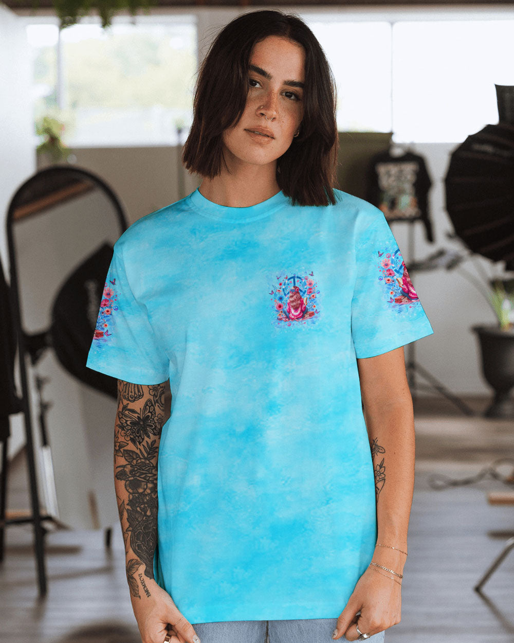 SOME GIRLS ARE JUST BORN WITH BOOKS ALL OVER PRINT - YHLT0406243