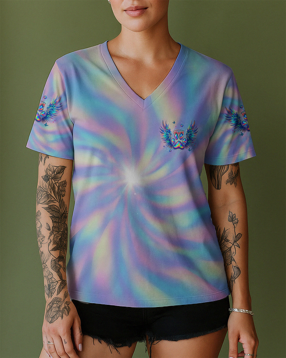 SOME ANGELS HAVE WINGS SOME HAVE FOUR PAWS ALL OVER PRINT - YHLT0501261