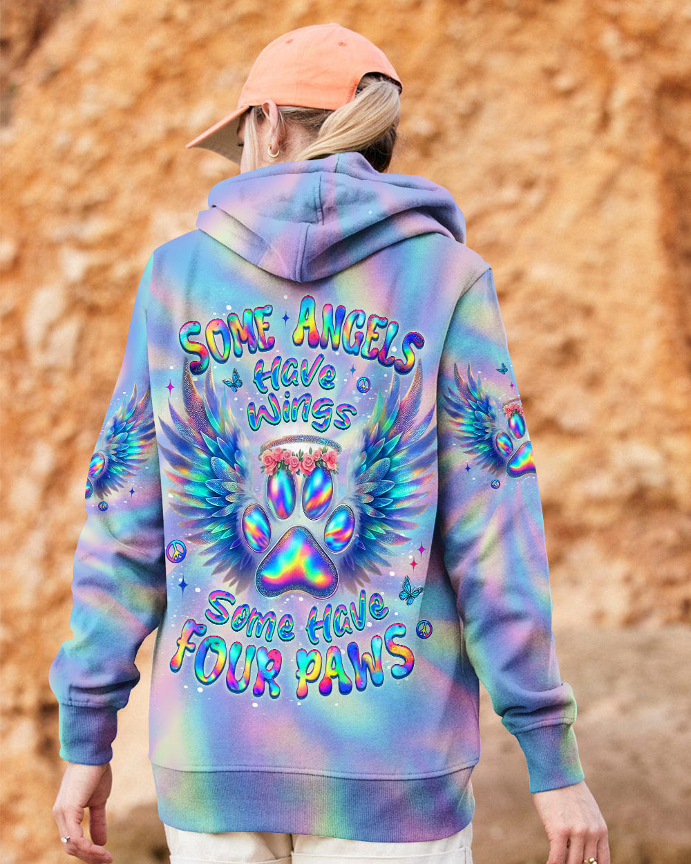SOME ANGELS HAVE WINGS SOME HAVE FOUR PAWS ALL OVER PRINT - YHLT0501261