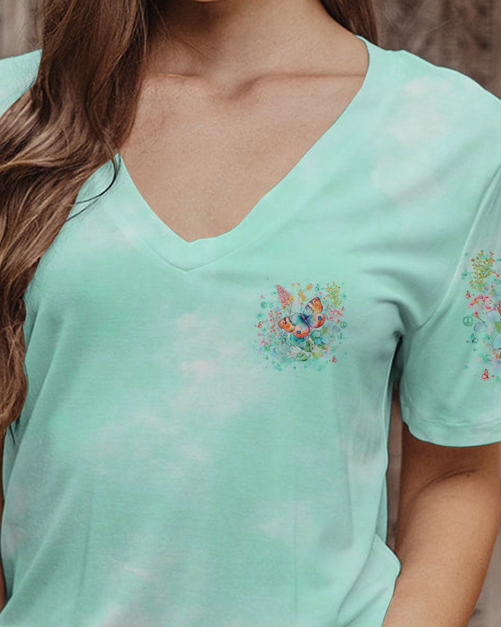JUST BREATHE BUTTERFLY ALL OVER PRINT - YHLT0504241
