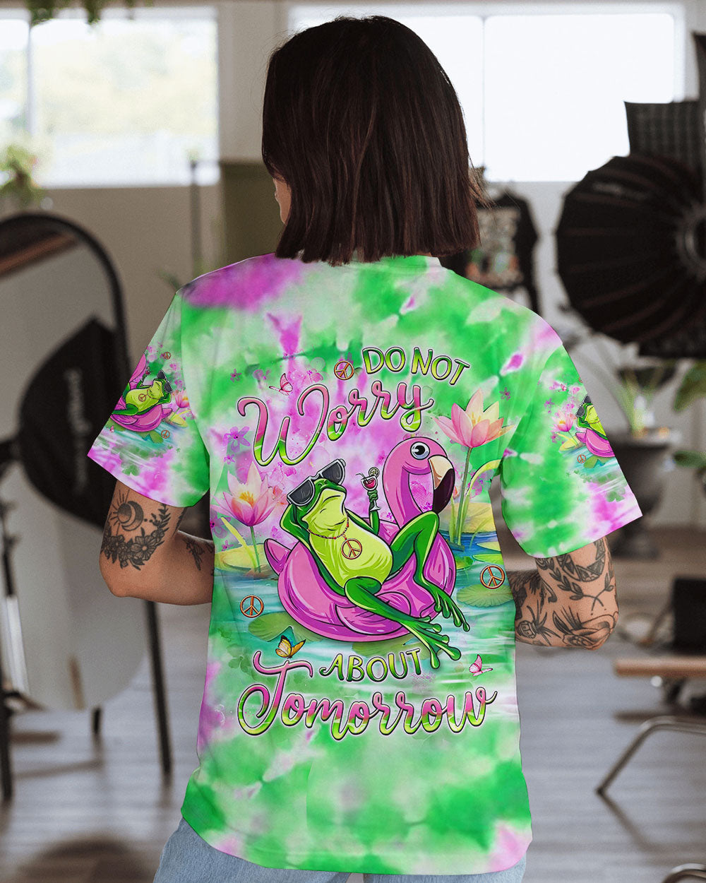 DO NOT WORRY ABOUT TOMORROW ALL OVER PRINT - YHLT0507242