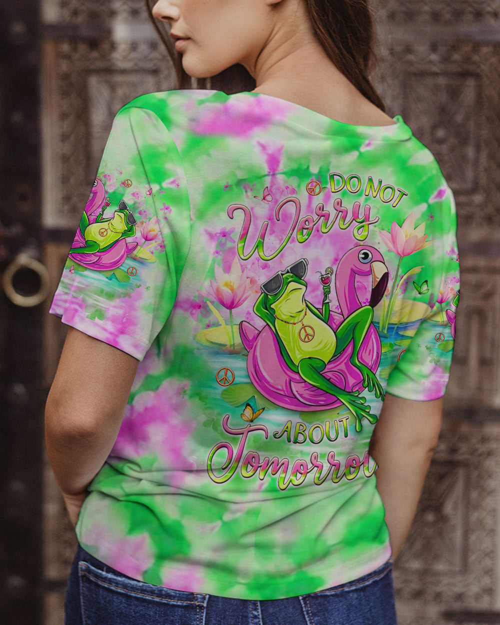 DO NOT WORRY ABOUT TOMORROW ALL OVER PRINT - YHLT0507242