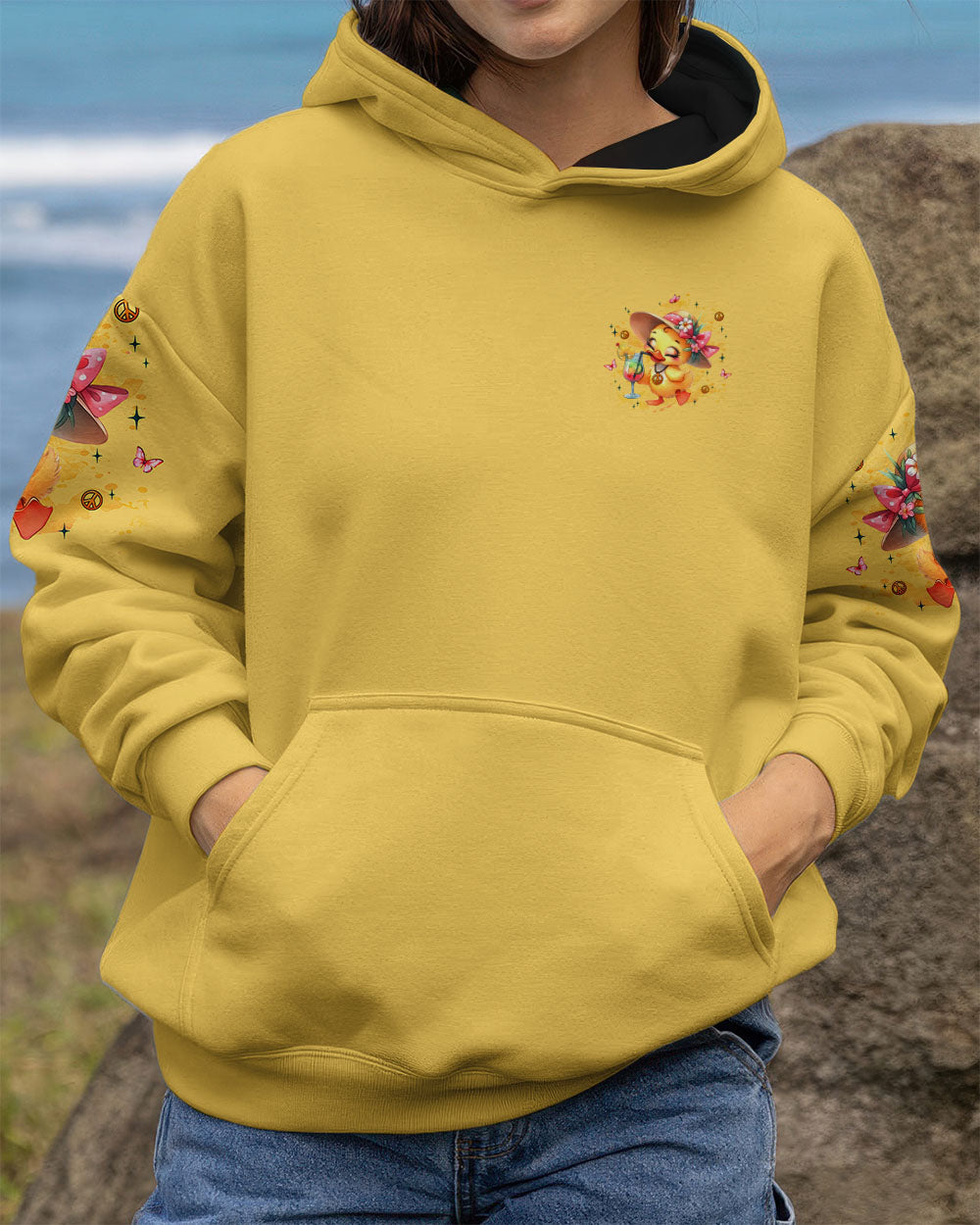 LOVE YOURSELF AND BE KIND DUCK ALL OVER PRINT - YHLT0509252