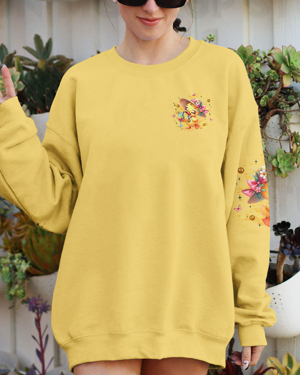 LOVE YOURSELF AND BE KIND DUCK ALL OVER PRINT - YHLT0509252
