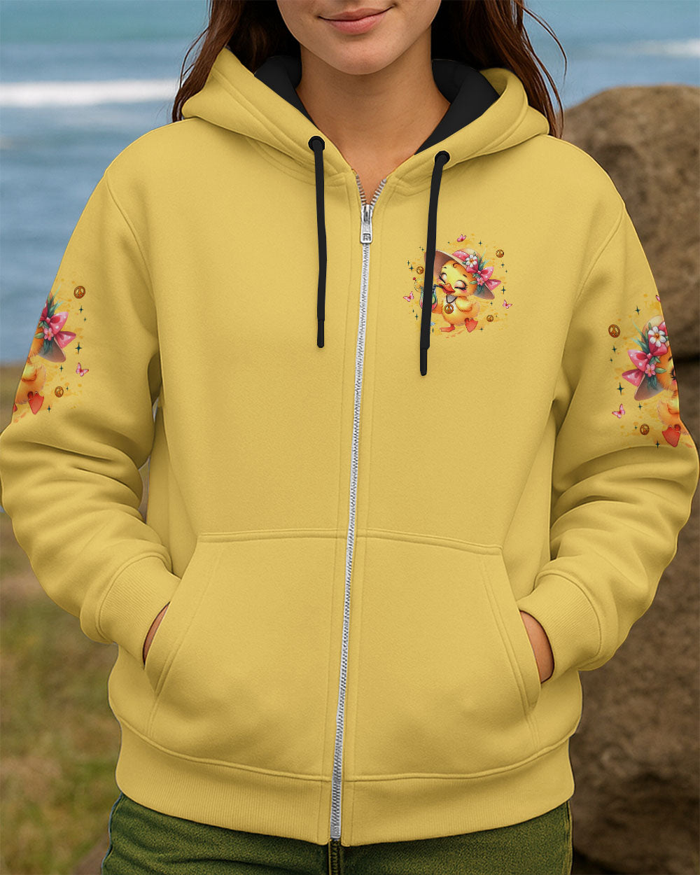 LOVE YOURSELF AND BE KIND DUCK ALL OVER PRINT - YHLT0509252