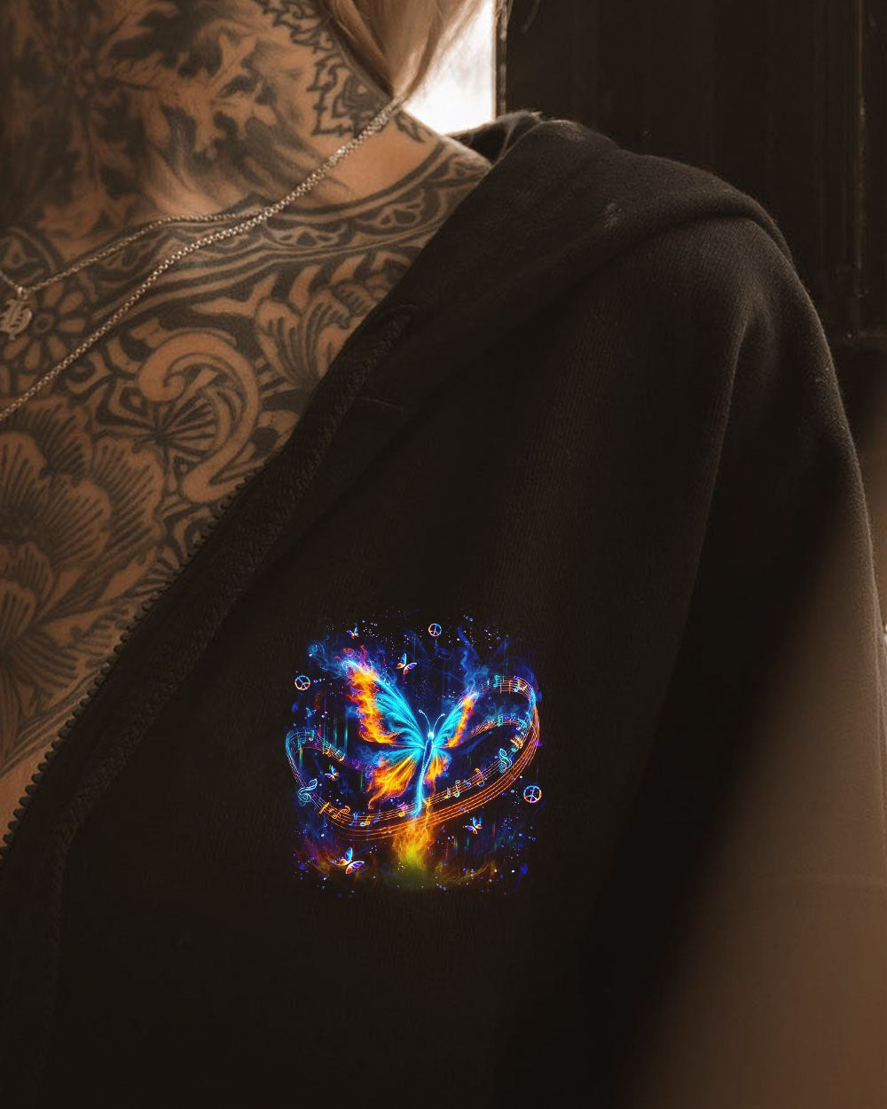 WHISPER WORDS OF WISDOM LET IT BE BUTTERFLY ALL OVER PRINT - YHLT0512251