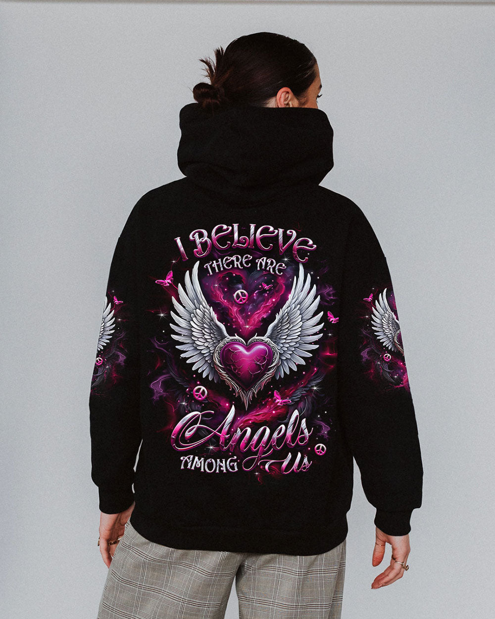I BELIEVE THERE ARE ANGELS AMONG US WINGS ALL OVER PRINT - YHLT0603251