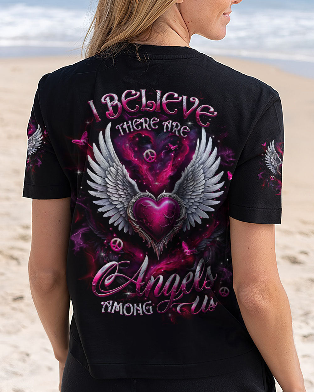 I BELIEVE THERE ARE ANGELS AMONG US WINGS ALL OVER PRINT - YHLT0603251