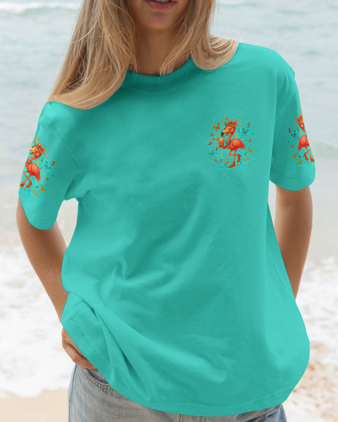 MAKE TODAY FLAMAZING FLAMINGO ALL OVER PRINT - YHLT0605252