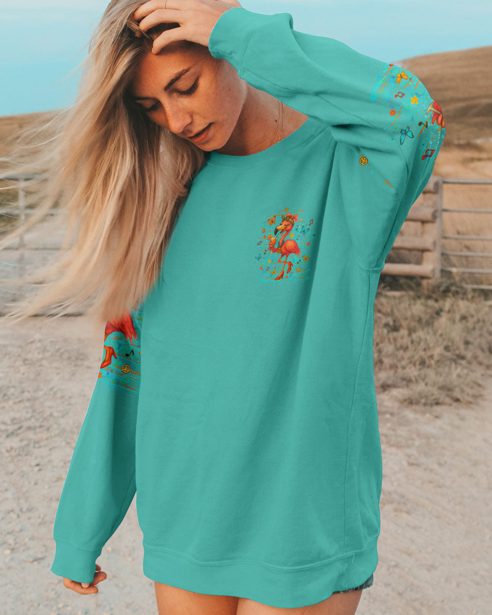 MAKE TODAY FLAMAZING FLAMINGO ALL OVER PRINT - YHLT0605252