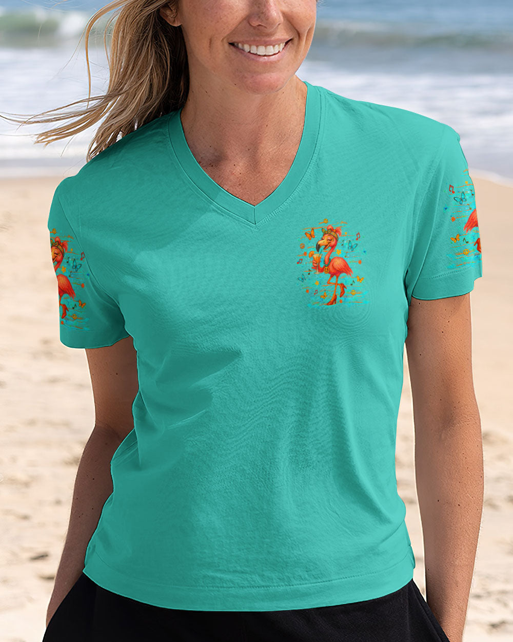 MAKE TODAY FLAMAZING FLAMINGO ALL OVER PRINT - YHLT0605252