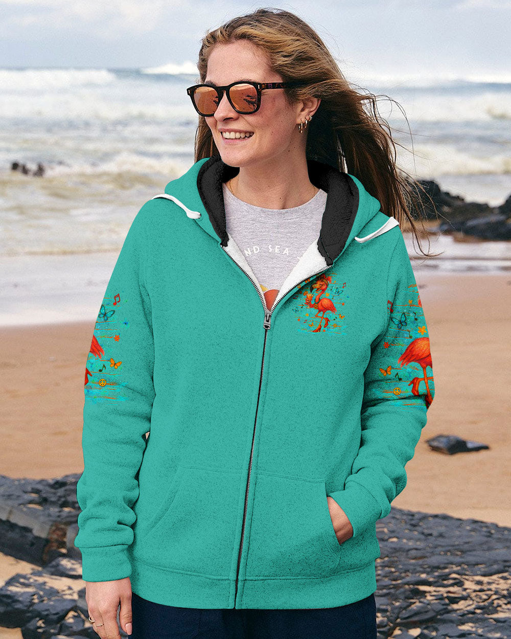 MAKE TODAY FLAMAZING FLAMINGO ALL OVER PRINT - YHLT0605252