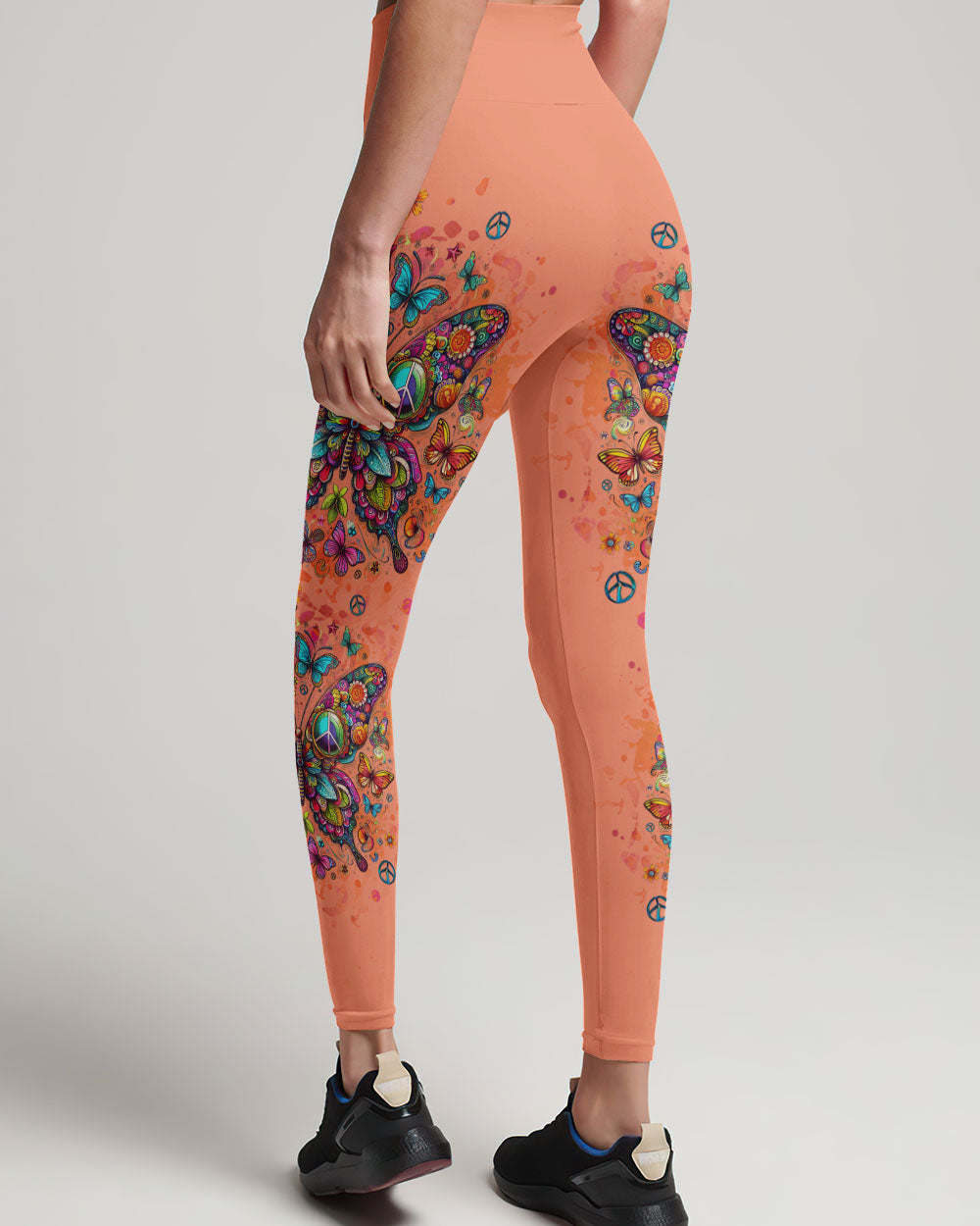 BE YOU THE WORLD WILL ADJUST BUTTERFLY ALL OVER PRINT - YHLT0612231