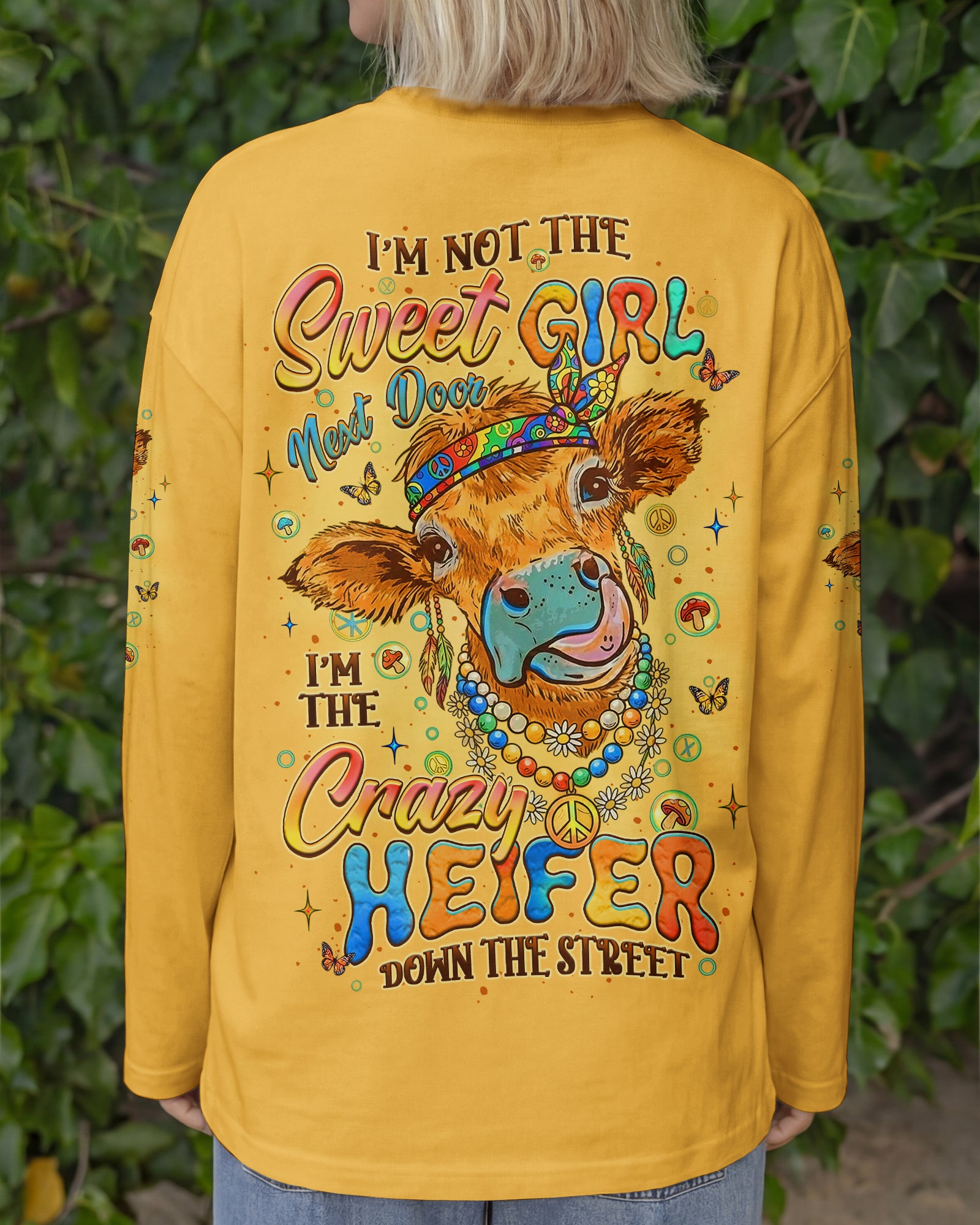 I'M THE CRAZY HEIFER ALL OVER PRINT - YHLT0701263