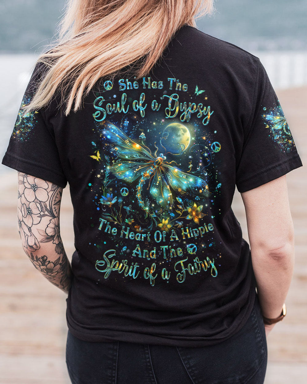 SPIRIT OF A FAIRY DRAGONFLY ALL OVER PRINT - YHLT0803241