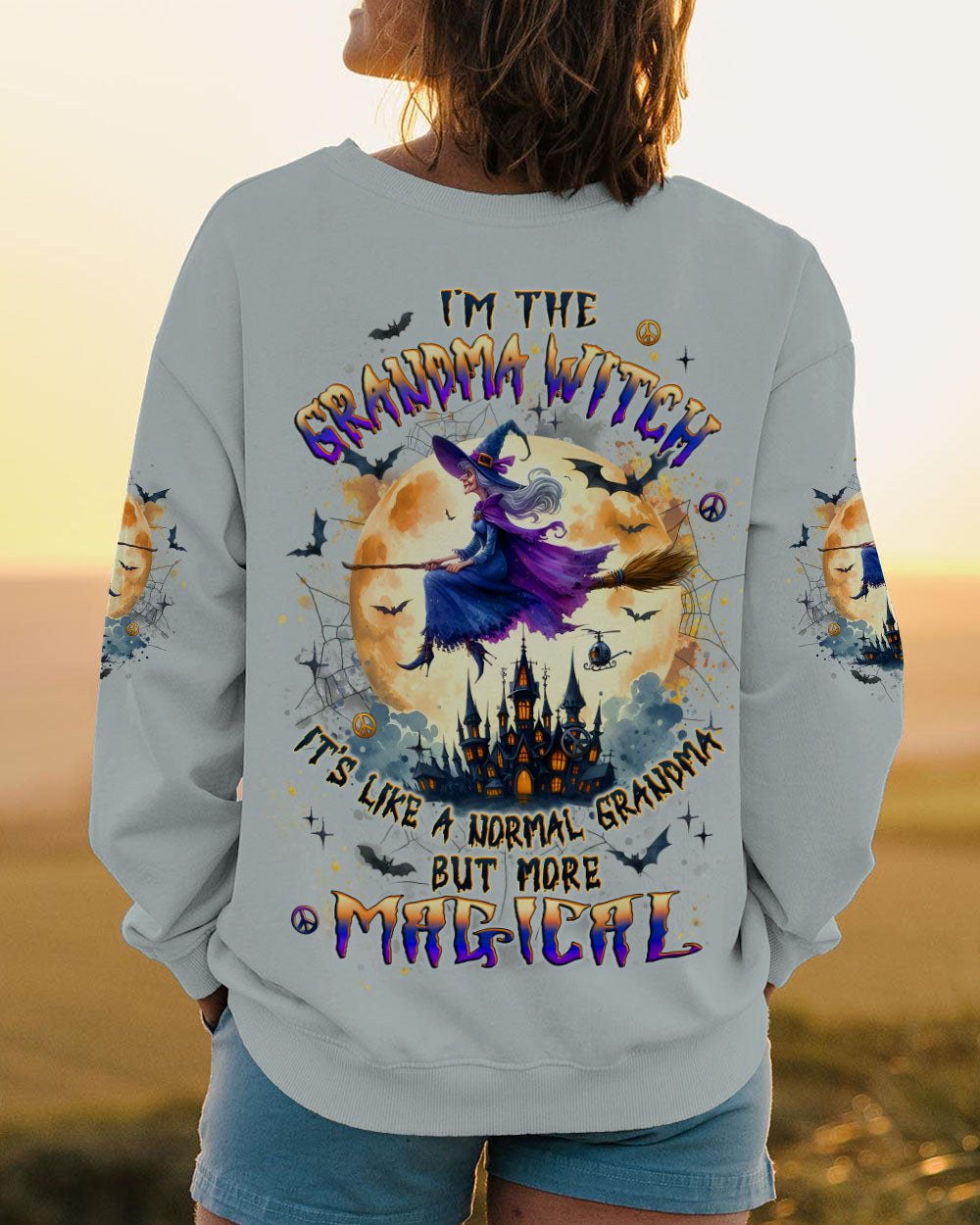 I'M THE GRANDMA WITCH HALLOWEEN ALL OVER PRINT - YHLT0809253