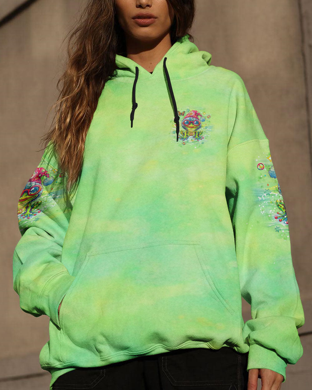 I AM MY OWN STEREOTYPE OF BEAUTY CHRISTMAS FROG ALL OVER PRINT - YHLT0810243