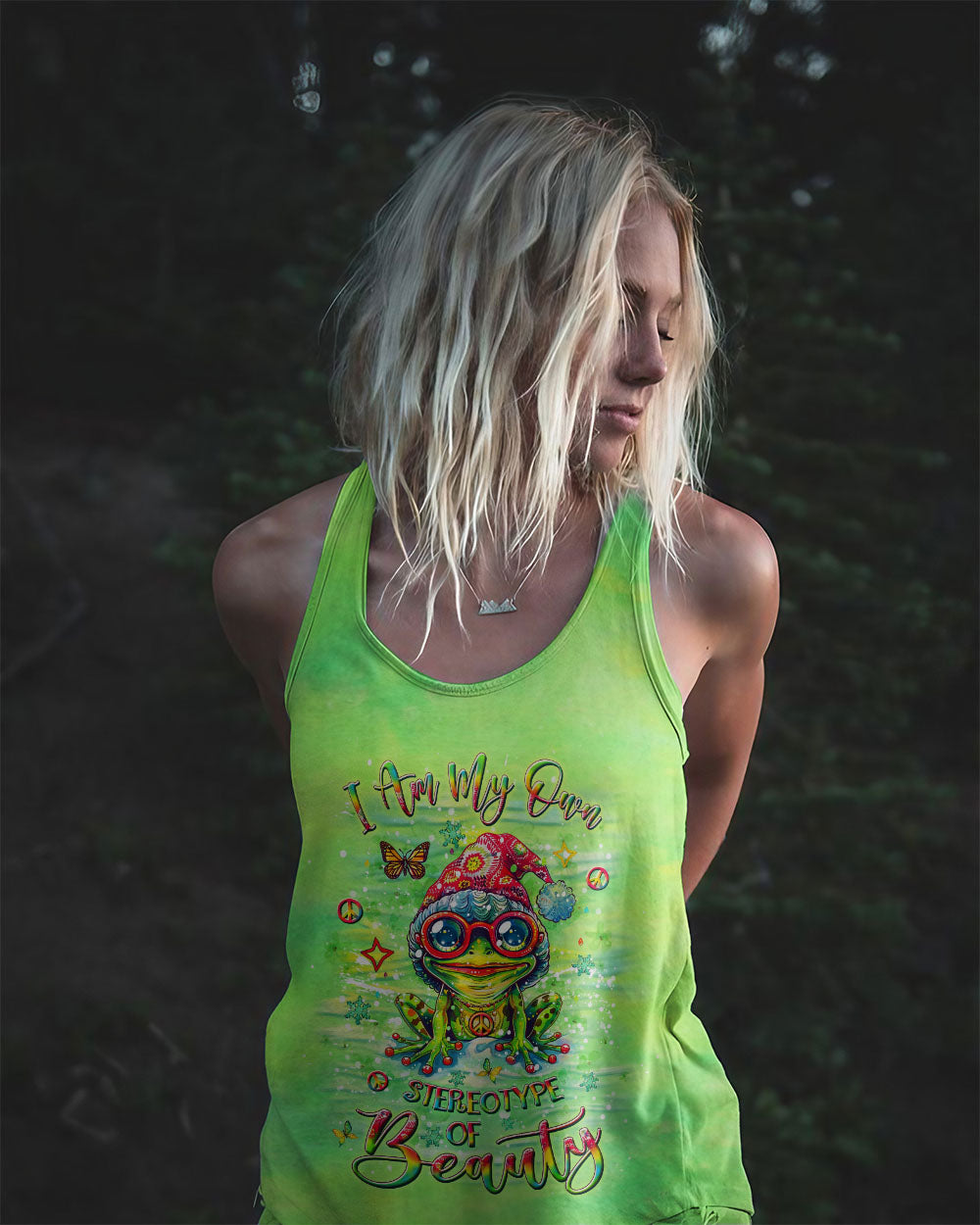 I AM MY OWN STEREOTYPE OF BEAUTY CHRISTMAS FROG ALL OVER PRINT - YHLT0810243
