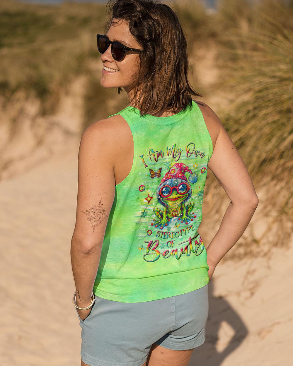 I AM MY OWN STEREOTYPE OF BEAUTY CHRISTMAS FROG ALL OVER PRINT - YHLT0810243