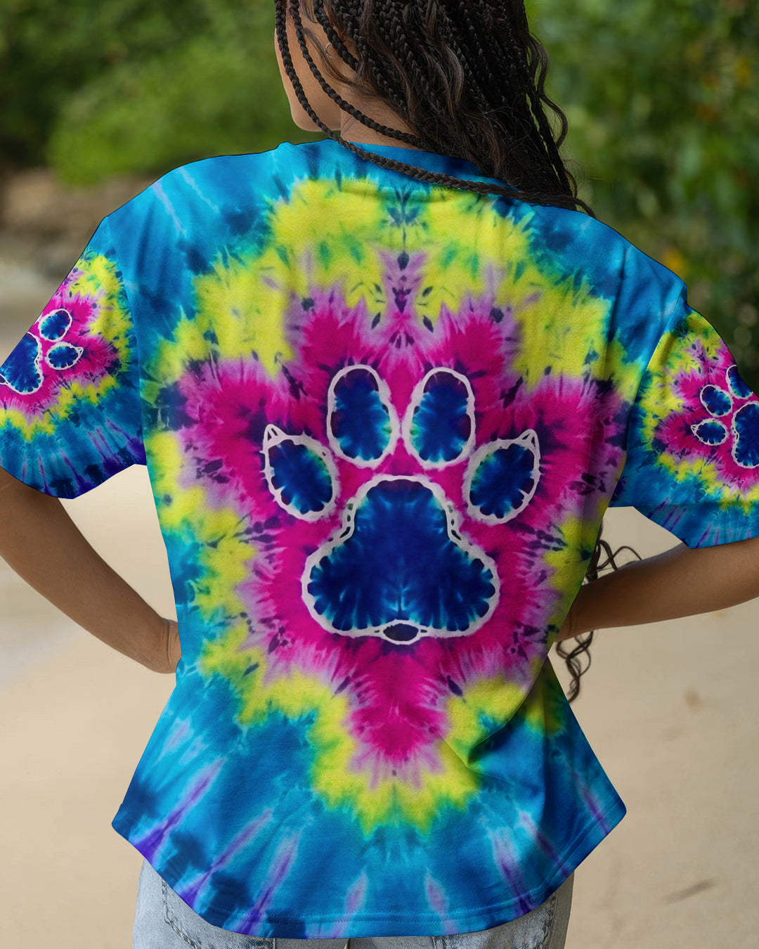 RADIANT SWIRL PAW ALL OVER PRINT - YHLT0901261