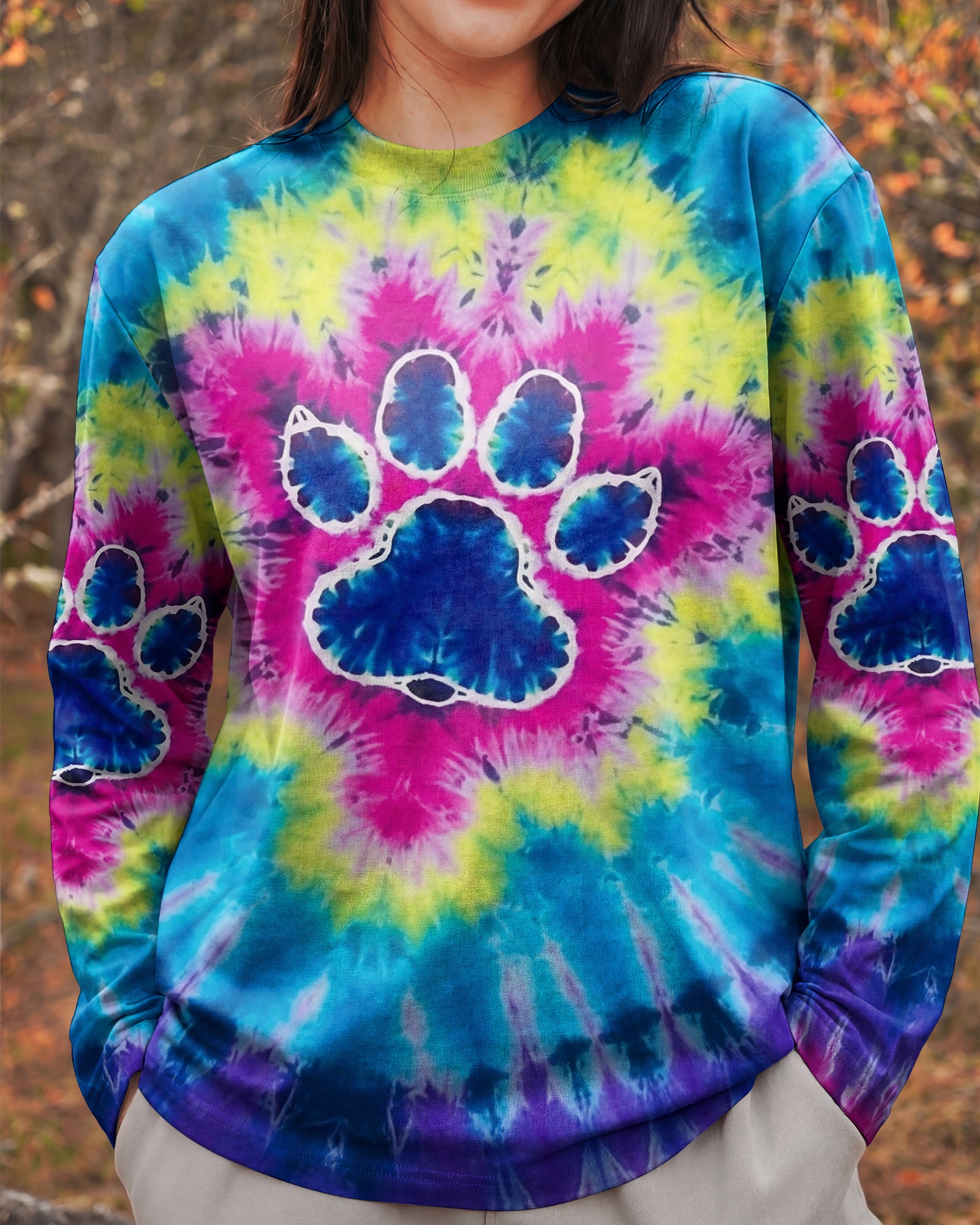 RADIANT SWIRL PAW ALL OVER PRINT - YHLT0901261