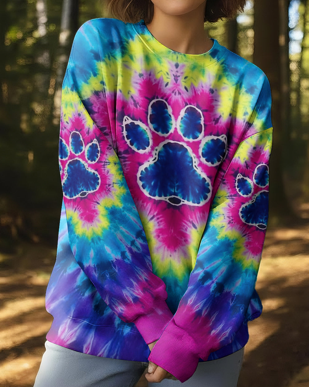 RADIANT SWIRL PAW ALL OVER PRINT - YHLT0901261