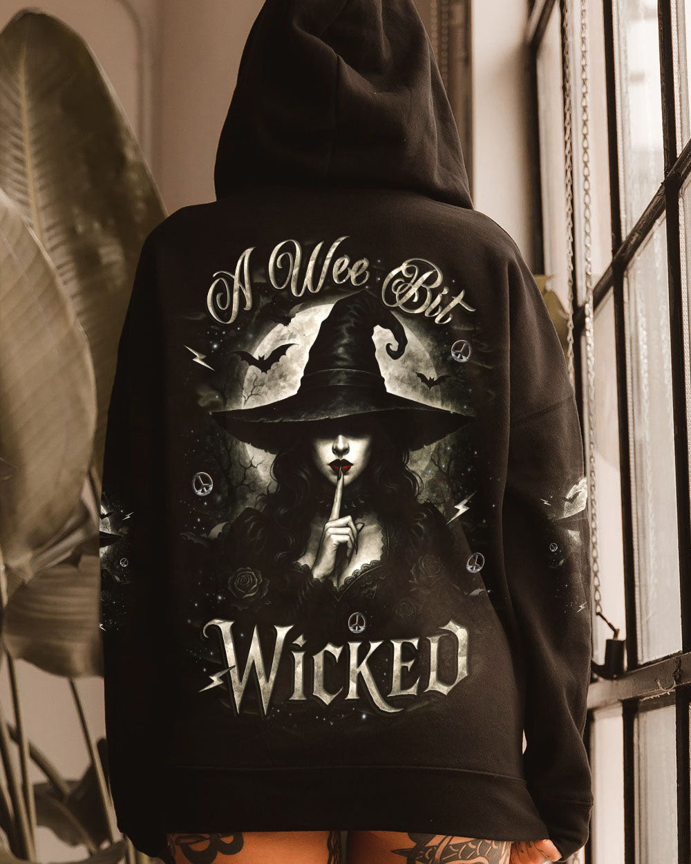 A WEE BIT WICKED HALLOWEEN ALL OVER PRINT - YHLT0906252
